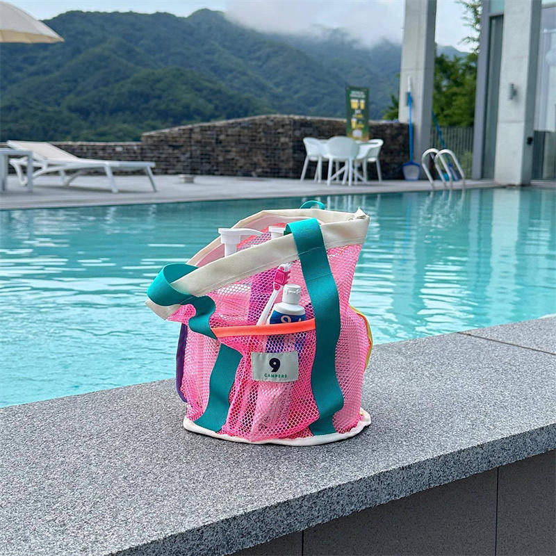 Kids Outdoor Backpack - Outdoor Beach Mesh Bag Sand Away