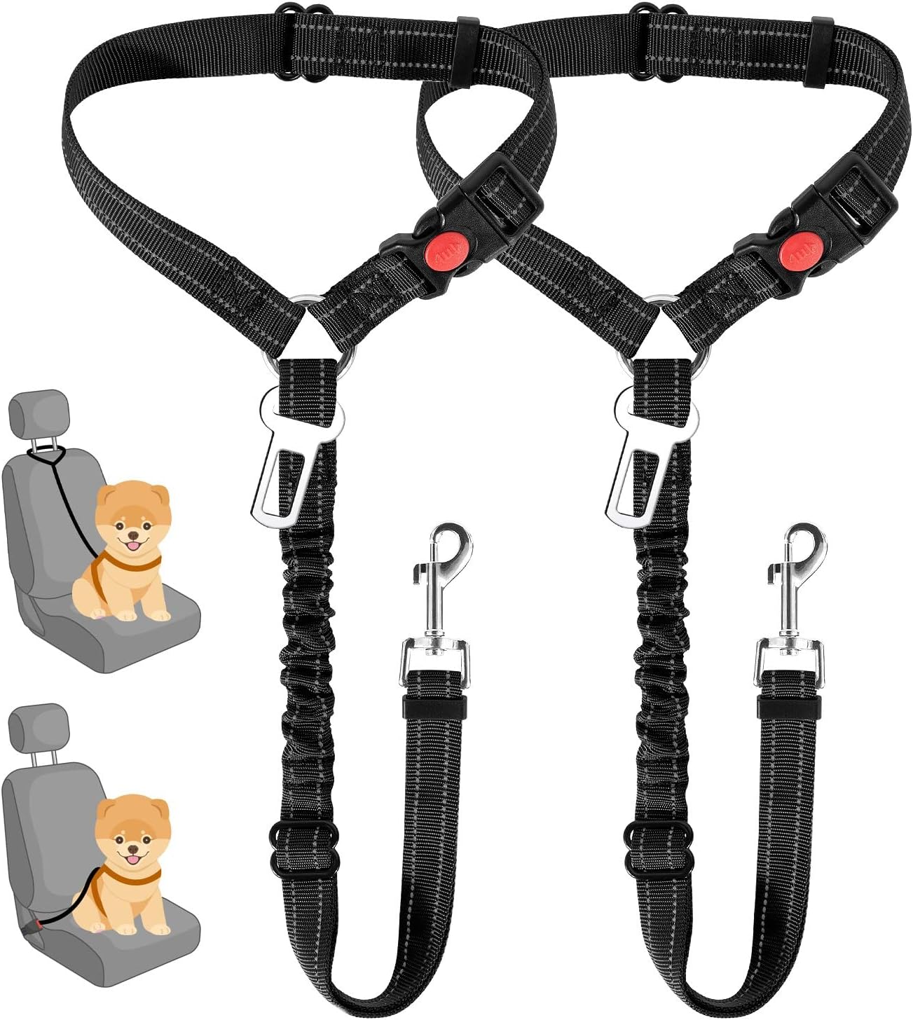Swing Seat Belt - Dog Seat Belt for Car,Dog Car