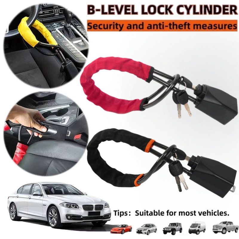 Swing Seat Belt - Car Steering Wheel Lock with Seat