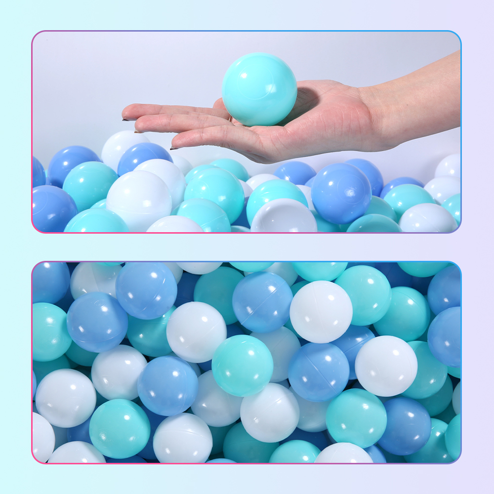 Kids Outdoor Play Table - 100Pcs Colors Plastic Balls Water Pool