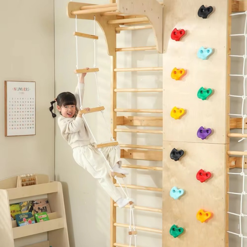 Kids Outdoor Monkey Bars - Indoor Monkey Bars Kids Wooden Climbing