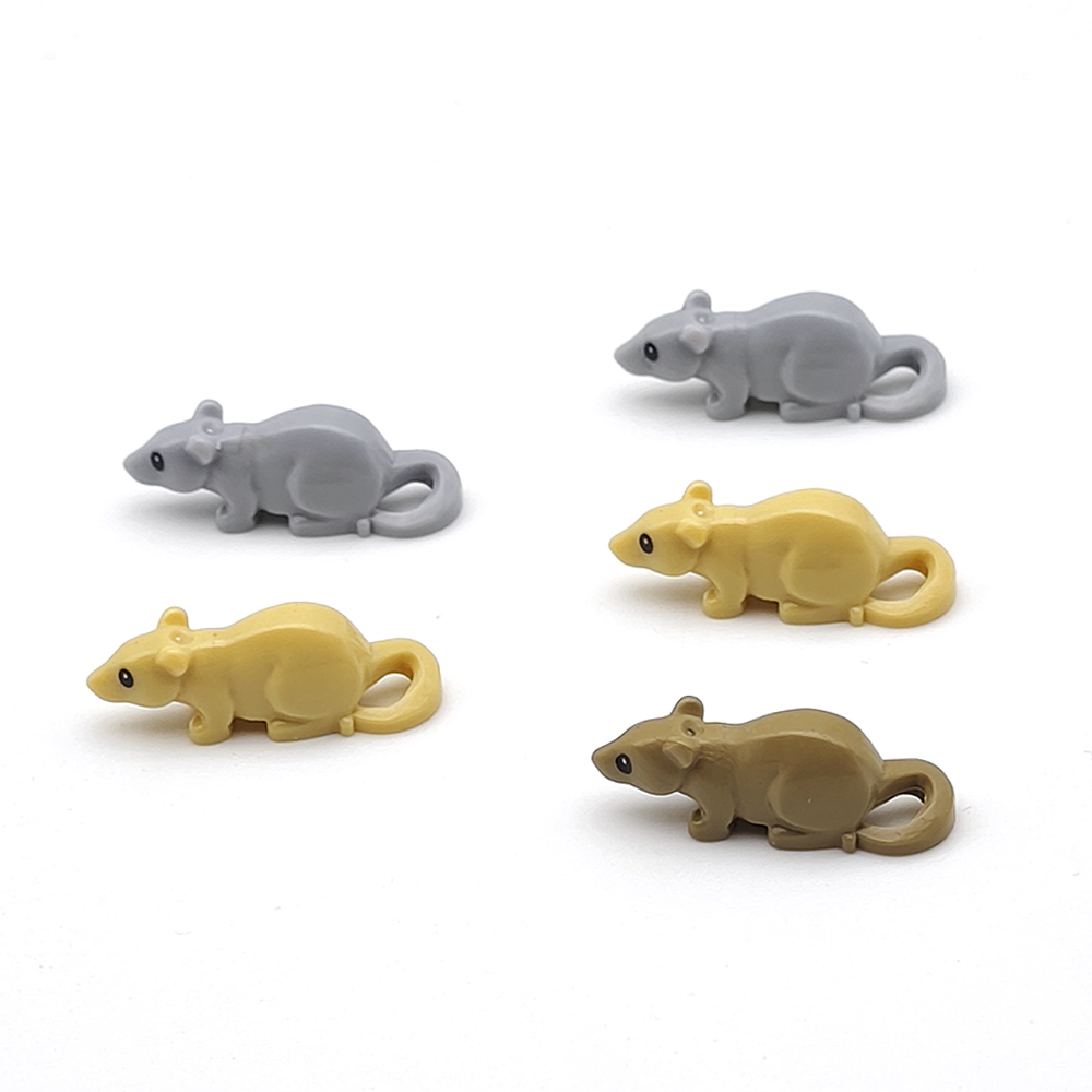 Lego Set City - 5pcs MOC City Animal Mouse Building