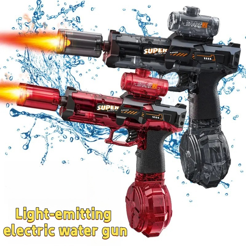 Kids Outdoor Activity Toys - Led Light Emitting Electric Water Gun