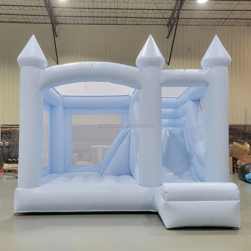 Outdoor Kid Friendly - White Bouncy Castle Wedding Indoor Outdoor