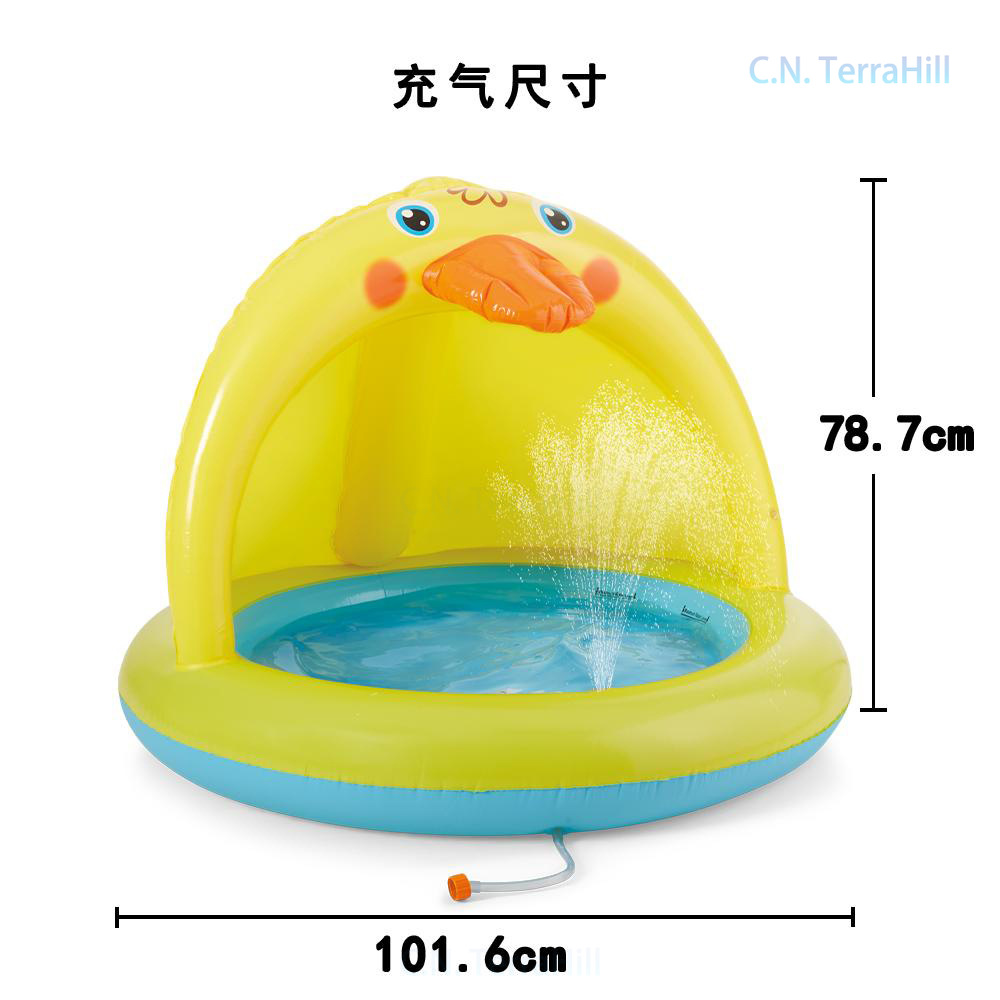 Inflatable Splash Pool for Kid - Kids Outdoor Play Table recension och pris