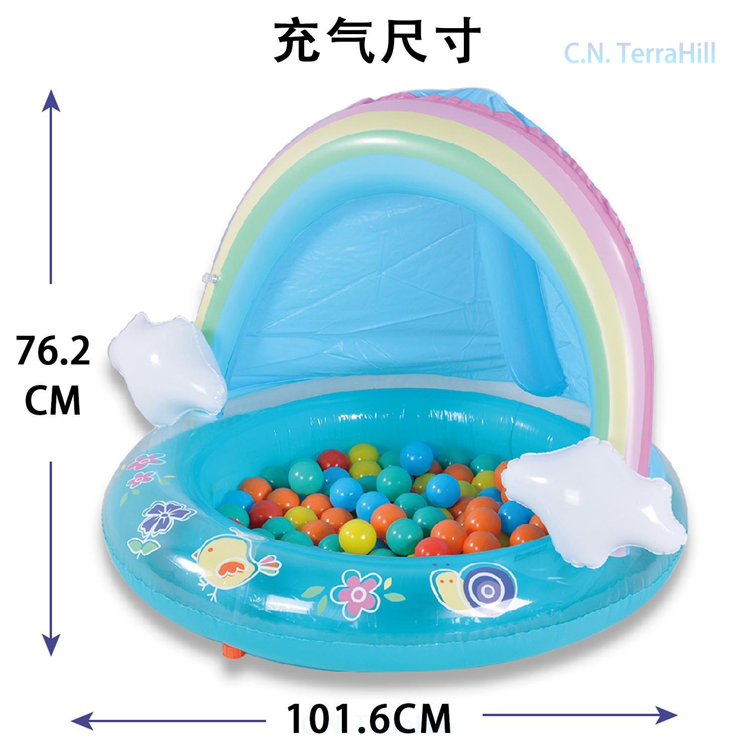 Inflatable Splash Pool for Kid - Kids Outdoor Play Table recension och pris