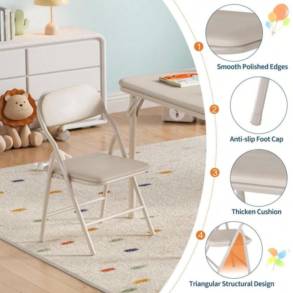 Kids Activity Table Set Foldin - Kids Outdoor Play Table recension och pris