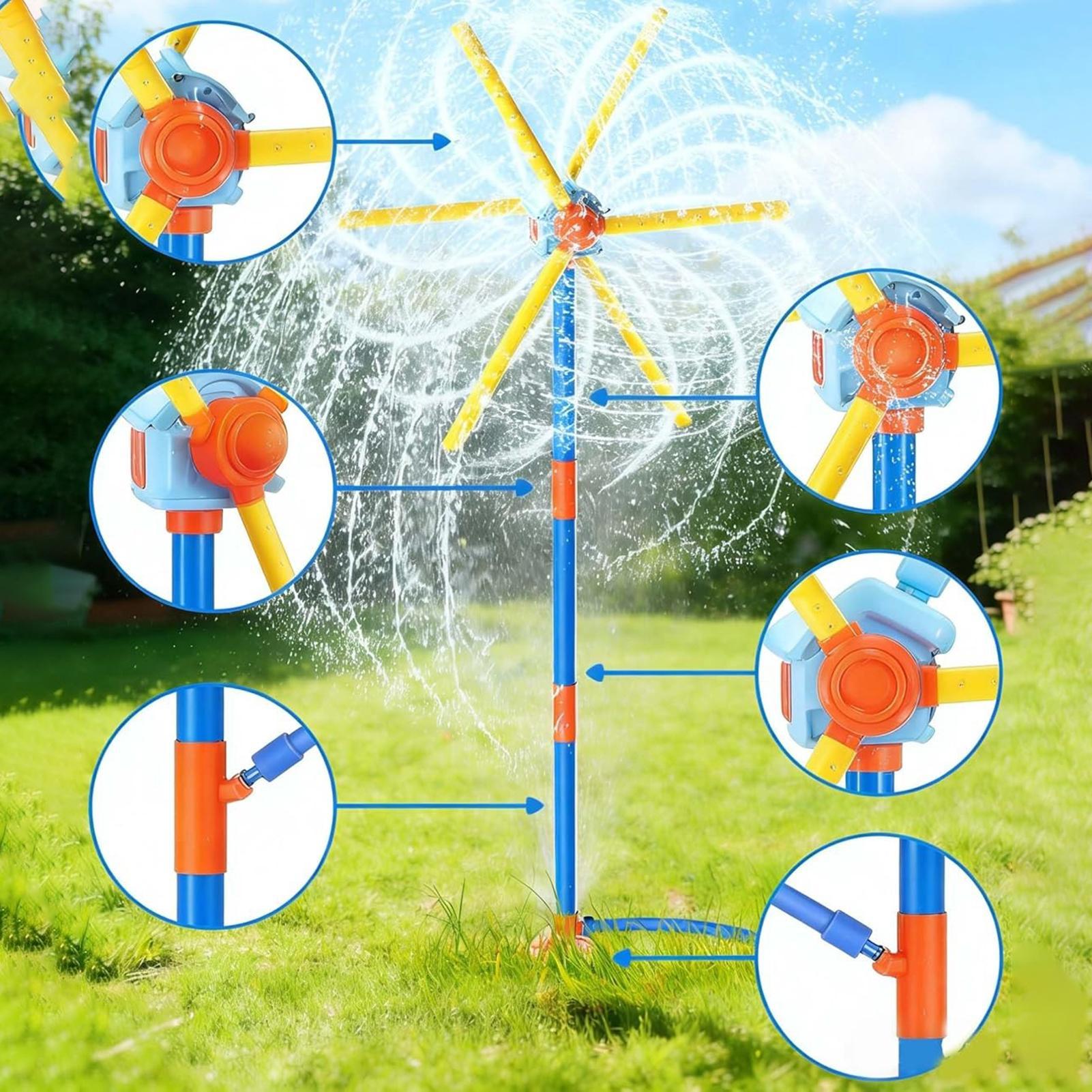 Kids Sprinkler Windmill Fun Sp - Kids Outdoor Garden Set recension och pris