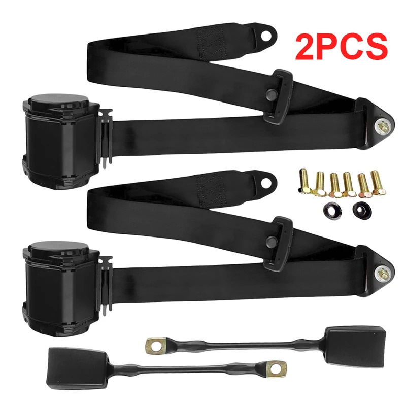 2Pcs Automatic Seat Belt Three - Swing Seat Belt recension och pris