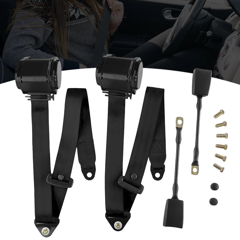 2Pcs Automatic Seat Belt Three - Swing Seat Belt recension och pris