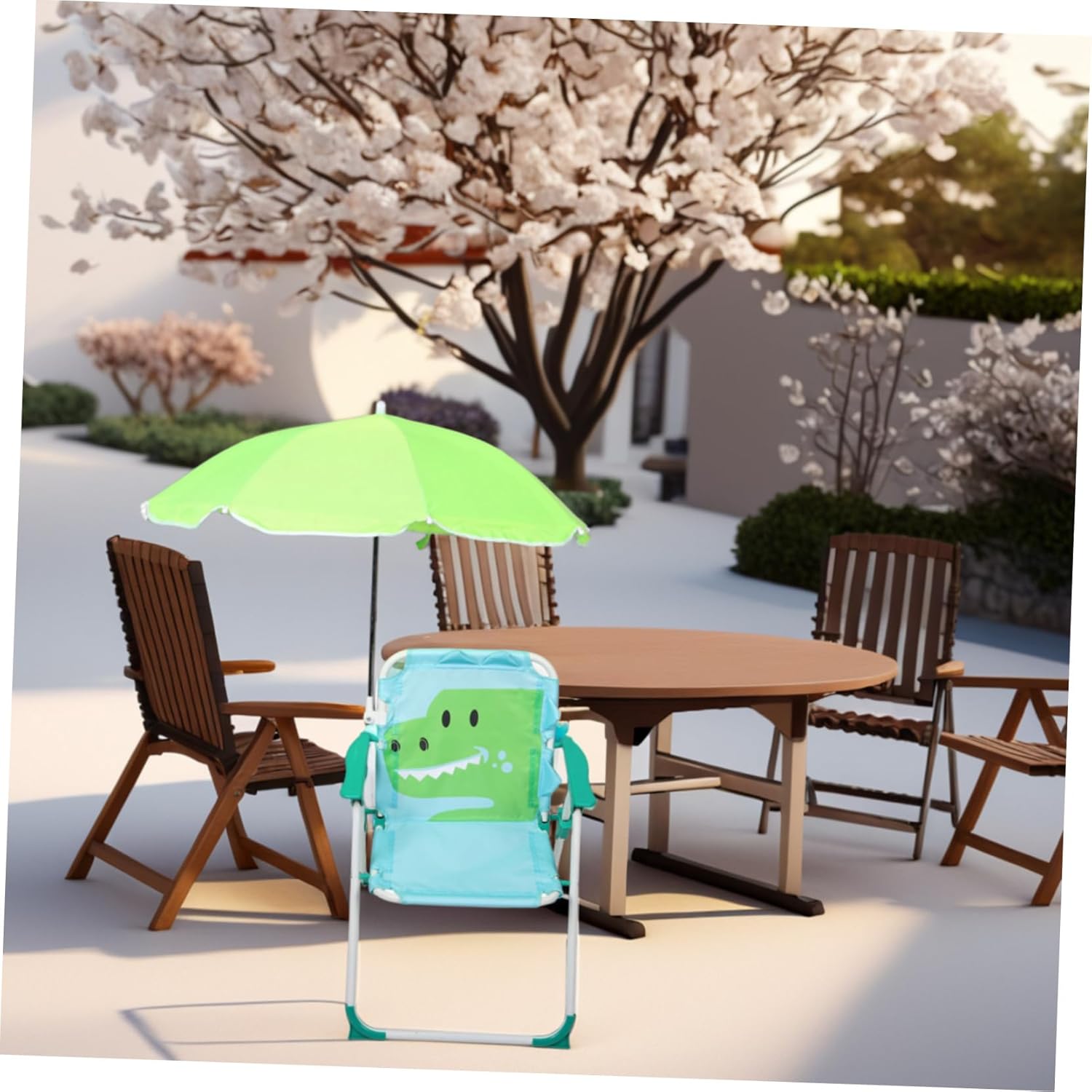 1 Set Folding Beach Chair with - Kids Outdoor Lounge Furniture recension och pris