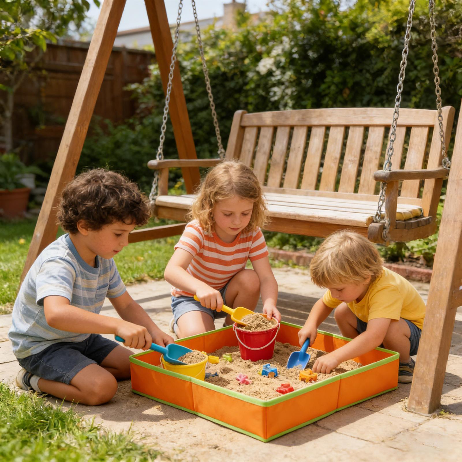 Sand Table for Kids Outdoor Se - Kids Outdoor Activity Toys recension och pris