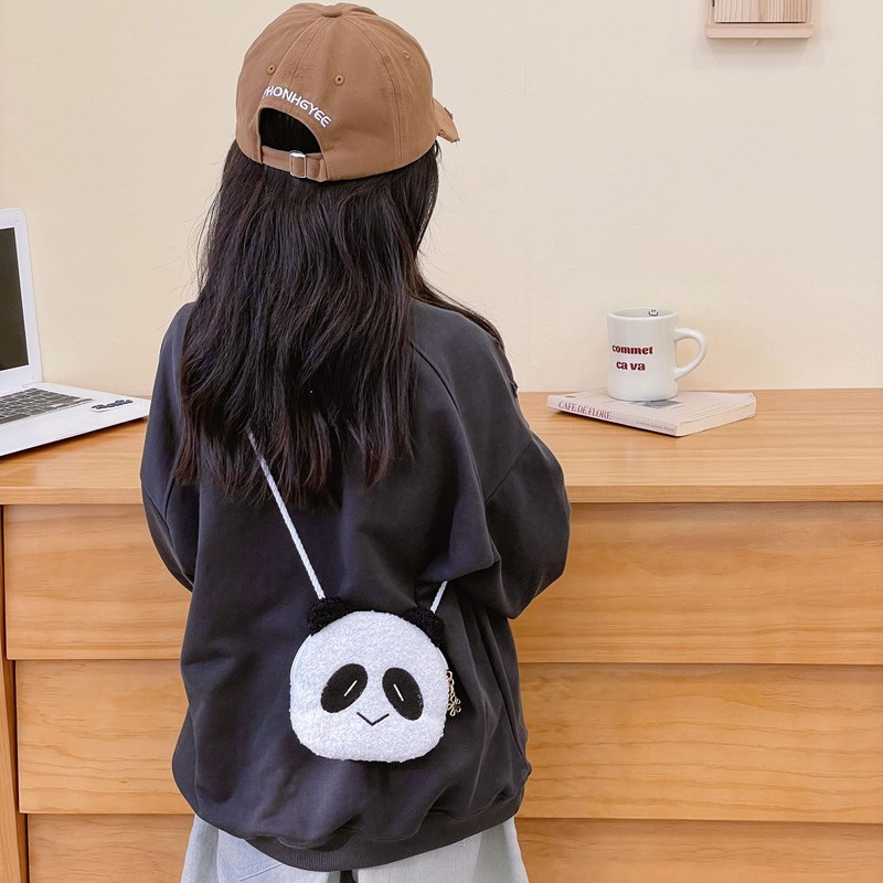 Cartoon Cat Panda Plush Should - Kids Outdoor Backpack recension och pris