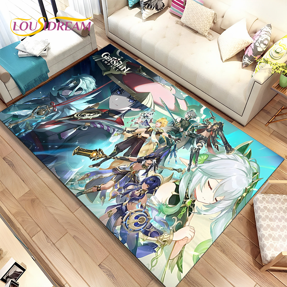 Genshin Impact Cartoon Game Ar - Kids Outdoor Area recension och pris