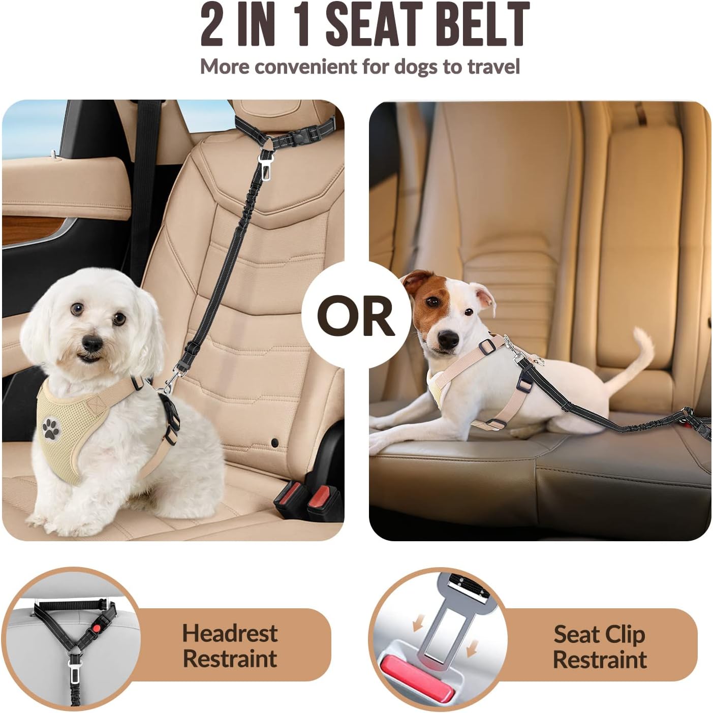Dog Seat Belt for Car,Dog Car  - Swing Seat Belt recension och pris