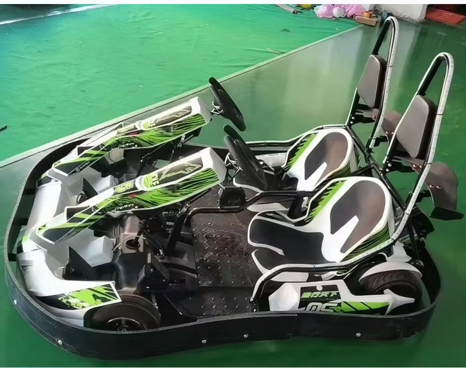 Dual-Seated Electc Racing Kart - Kids Outdoor Karting recension och pris