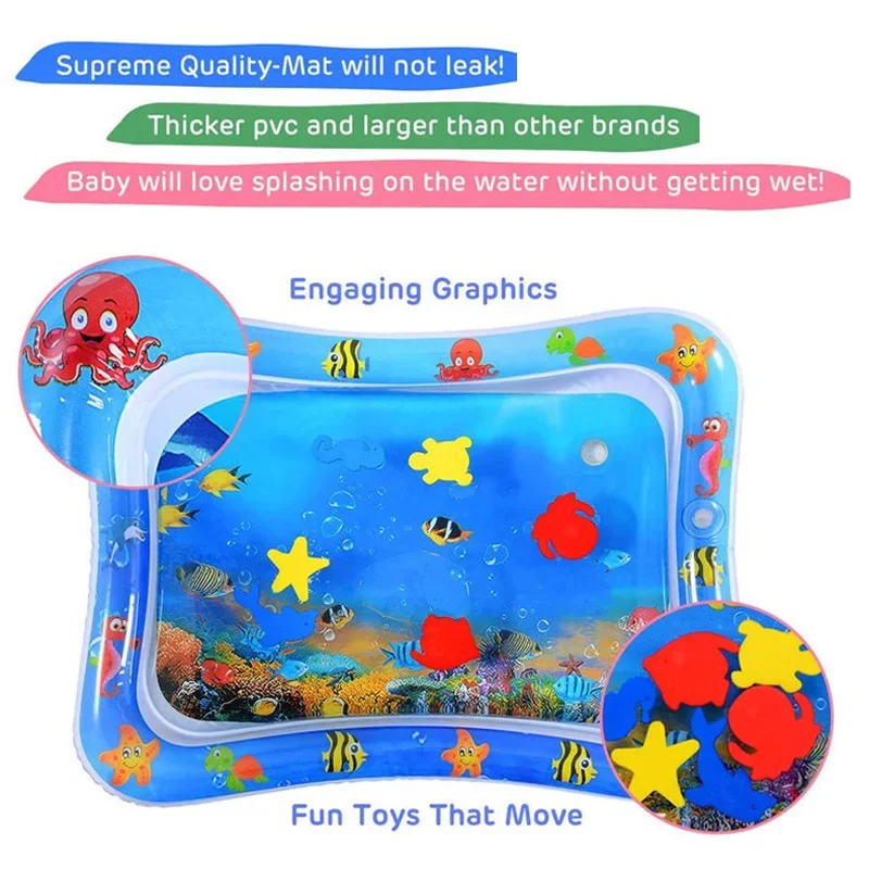 Baby Playing Water Mat Toddler - Kids Outdoor Water Play Table recension och pris
