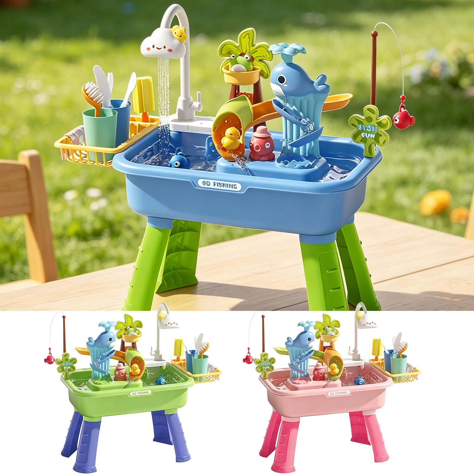 Kids Water Table with Pump, Se - Kids Outdoor Play Table recension och pris