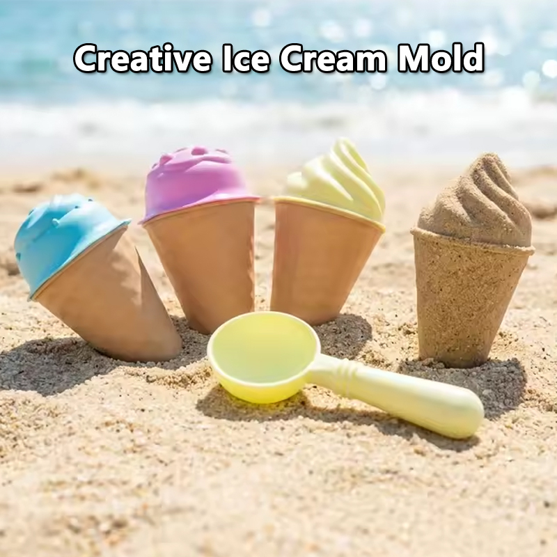 Kids Ice Cream Cone Sand Mold  - Kids Outdoor Activity Toys recension och pris