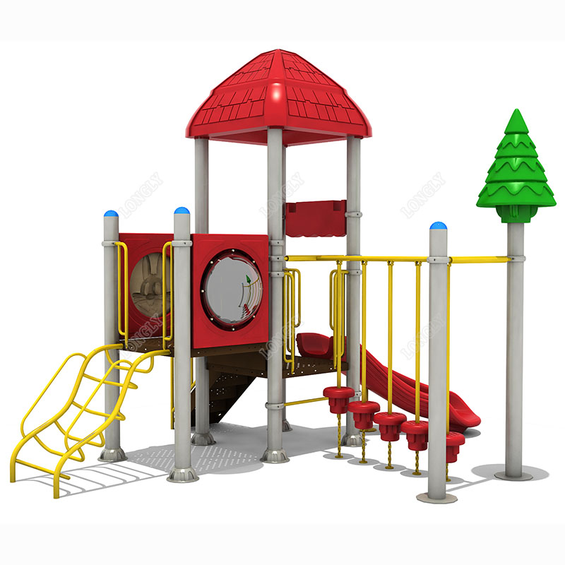 Red Plastic Slide for Kids LLD - Kids Outdoor Area recension och pris
