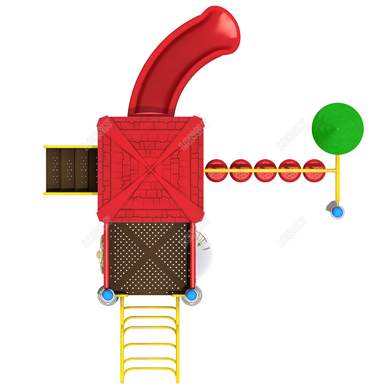 Red Plastic Slide for Kids LLD - Kids Outdoor Area recension och pris