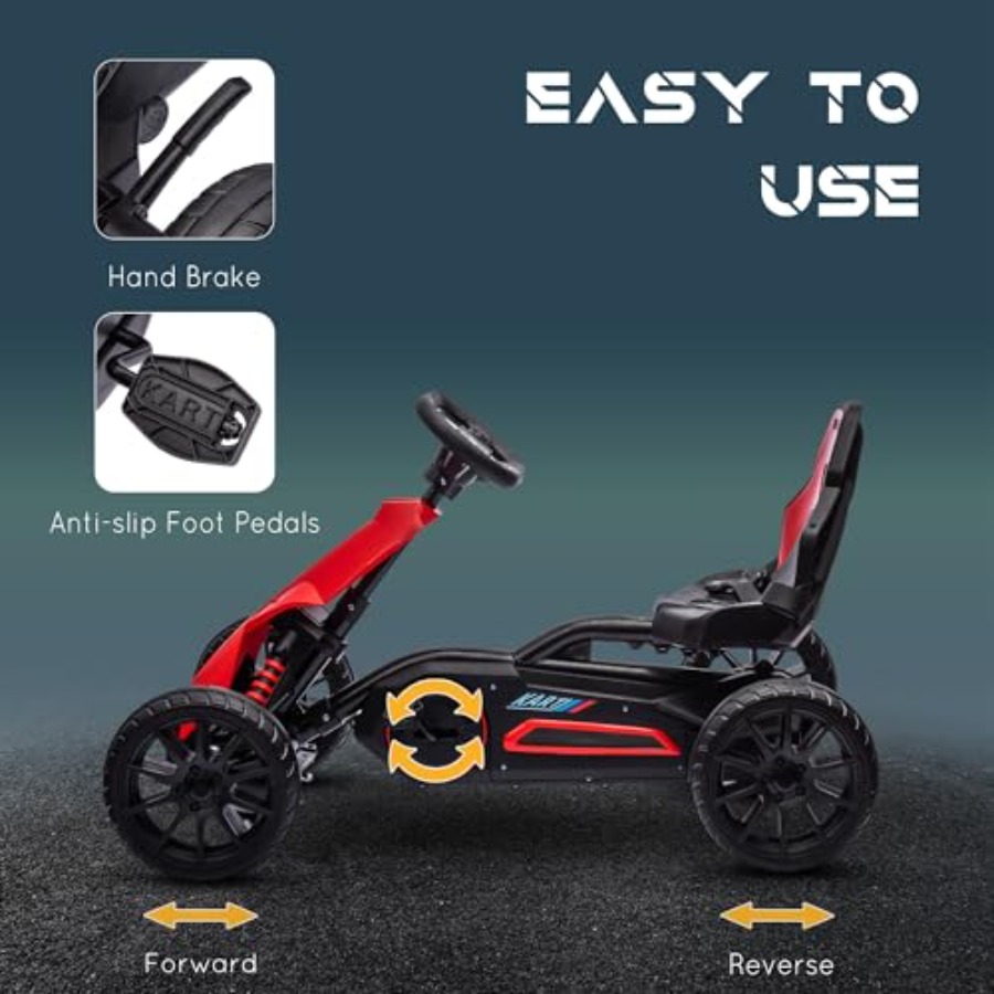 Outdoor ride-on toy for kids a - Go Kart Pedal Kids recension och pris