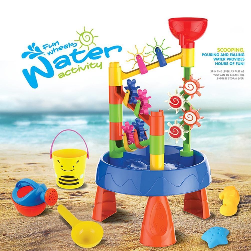 Sand and Water Play Table Sand - Kids Outdoor Water Play Table recension och pris