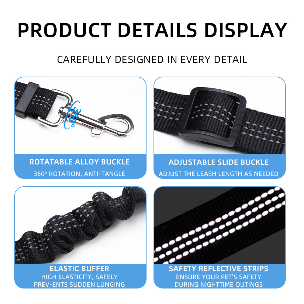 Adjustable Elastic Car Harness - Swing Seat Belt recension och pris