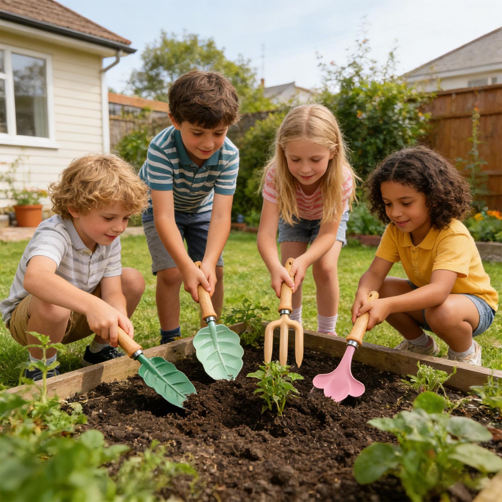 Kids Gardening Set 4 Piece Lea - Kids Outdoor Garden Set recension och pris