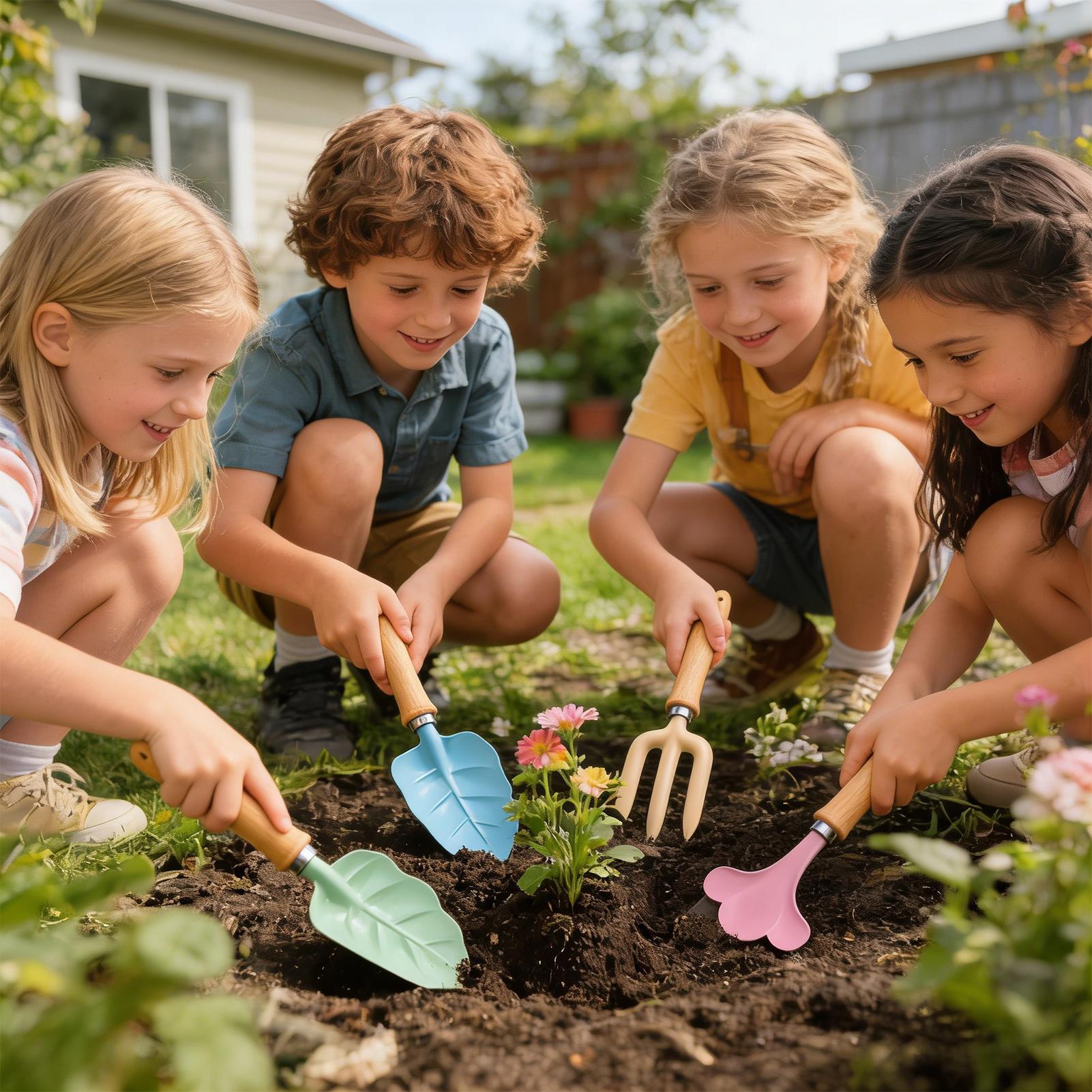 Kids Gardening Set 4 Piece Lea - Kids Outdoor Garden Set recension och pris