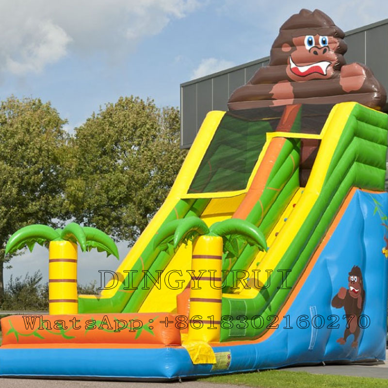 Inflatable Slide Large Outdoor - Outdoor Kid Friendly recension och pris