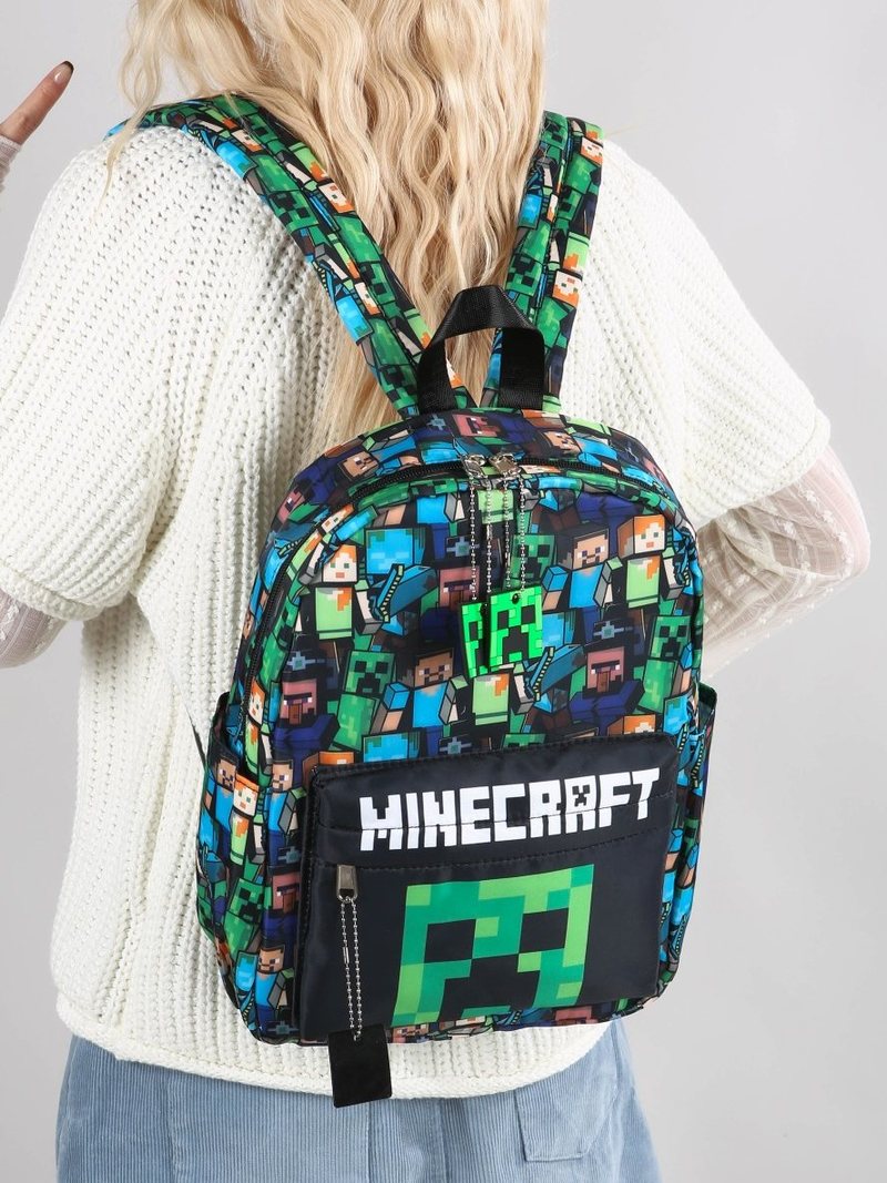 Minecraft Backpack Graffiti Pr - Kids Outdoor Backpack recension och pris