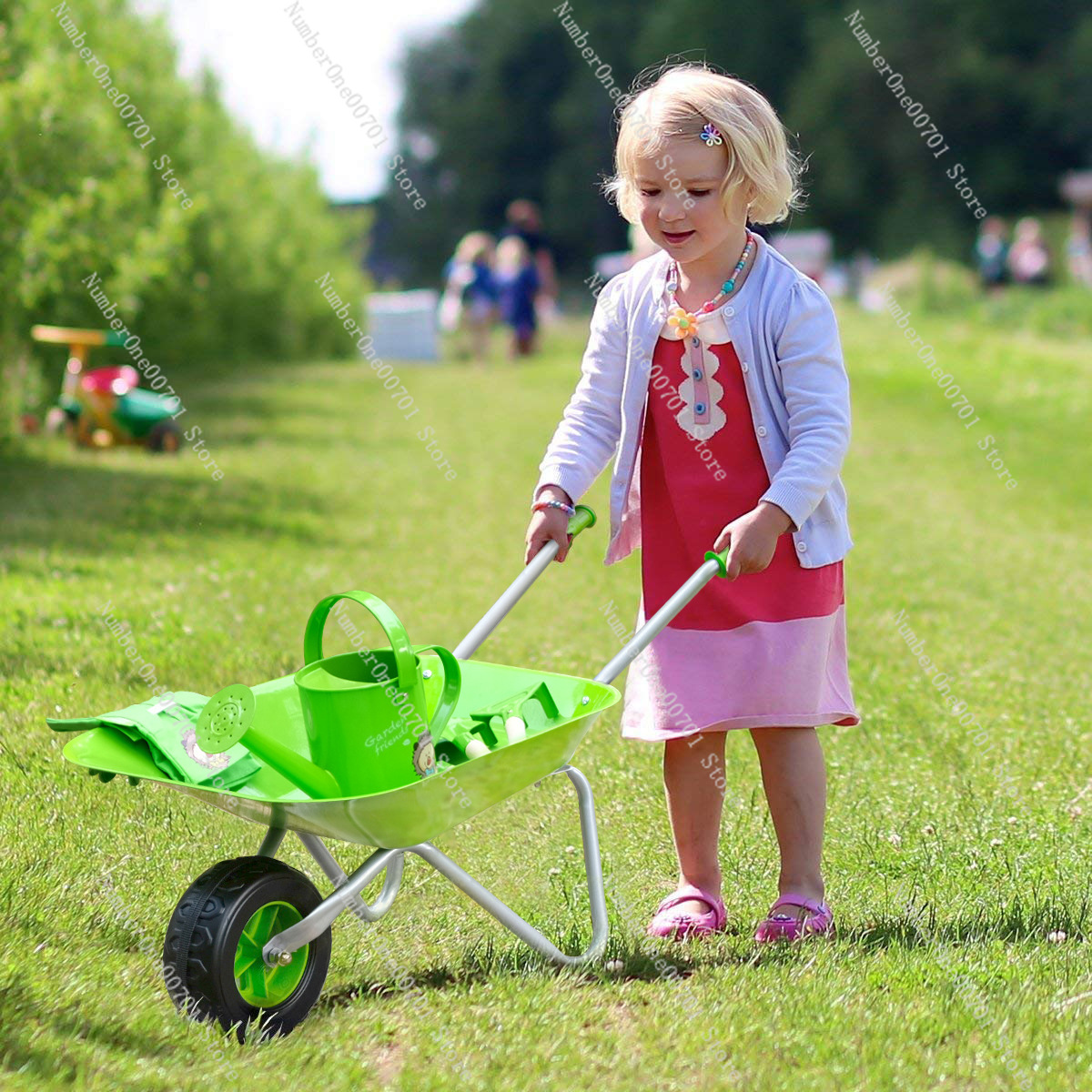 Kids Outdoor Wheelbarrow, Gree - Kids Outdoor Activity Toys recension och pris