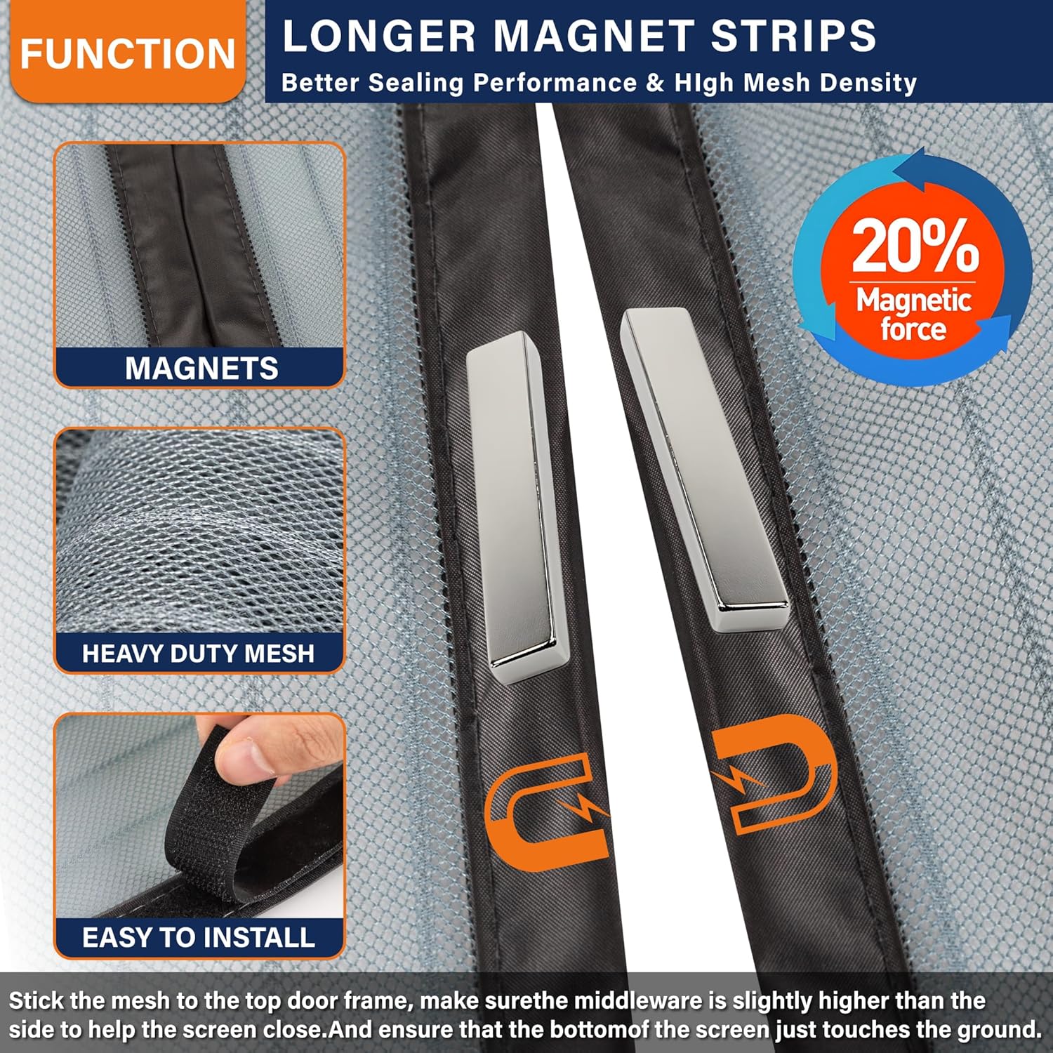 Magnetic Screen Door，Screen Do - Outdoor Kid Friendly recension och pris