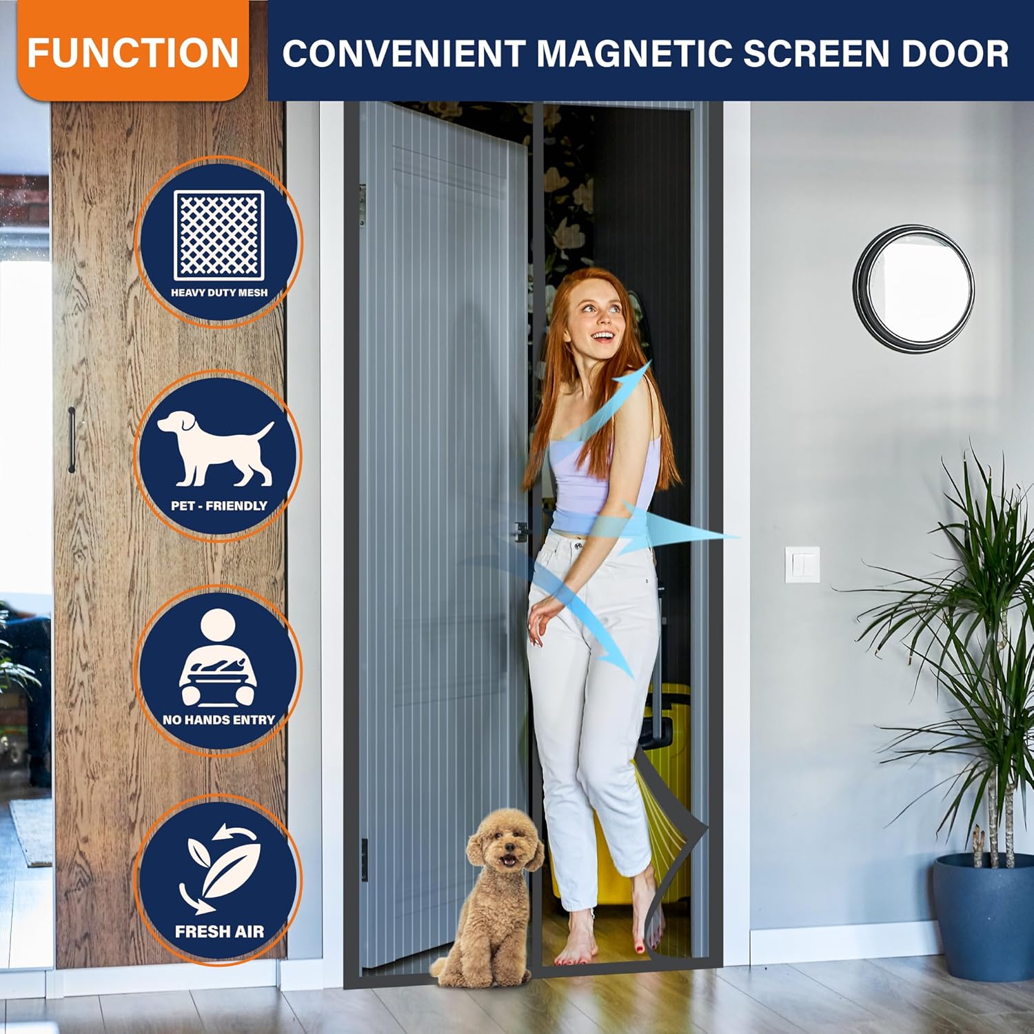 Magnetic Screen Door，Screen Do - Outdoor Kid Friendly recension och pris