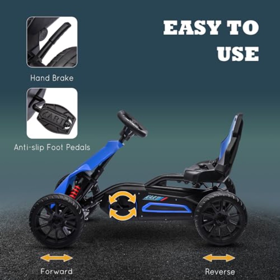 Kids Pedal Go Kart, Outdoor Ri - Go Kart Pedal Kids recension och pris