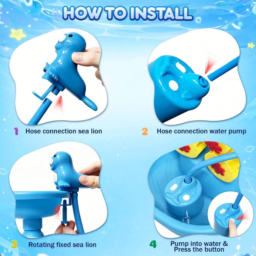 Portable No-Drill Kids Water T - Kids Outdoor Water Play Table recension och pris