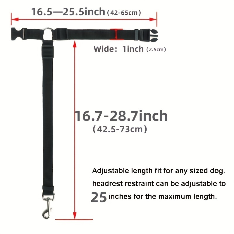 Adjustable Dog Seat Belt Dog H - Swing Seat Belt recension och pris