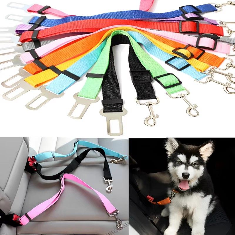 1/2/7Pcs Adjustable Pet Cat Do - Swing Seat Belt recension och pris