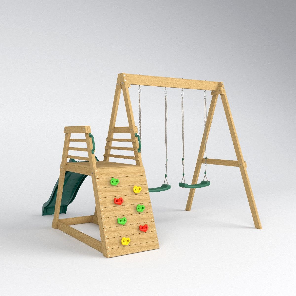 2026 Jungle Gym Slide Swing Ga - Kids Outdoor Garden Set recension och pris