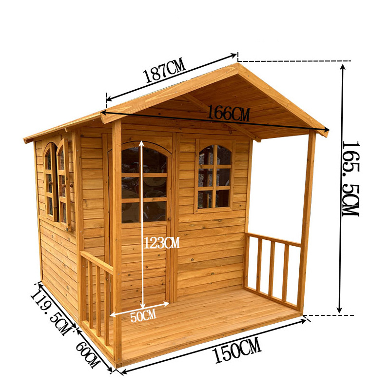 Hot Selling Eco Friendly Durab - Kids Outdoor Cubby House recension och pris