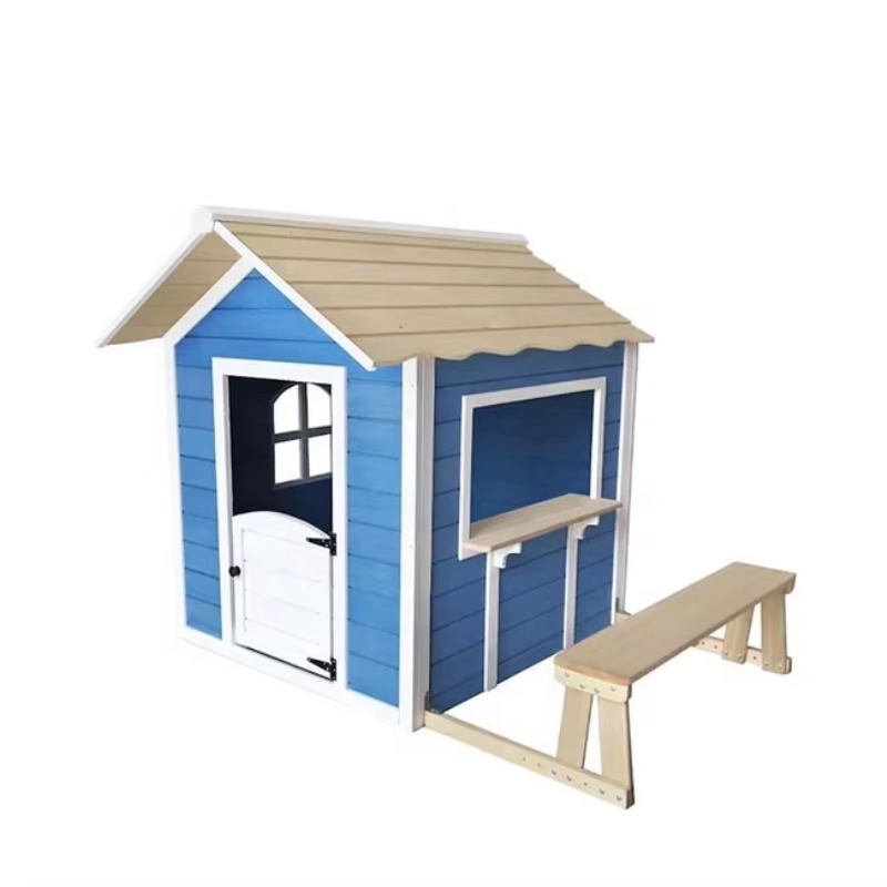 Outdoor Fashion Wooden Childre - Kids Outdoor Cubby House recension och pris