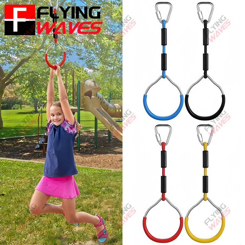 Kids Hanging GYM Ring Swing Cl - Kids Outdoor Monkey Bars recension och pris