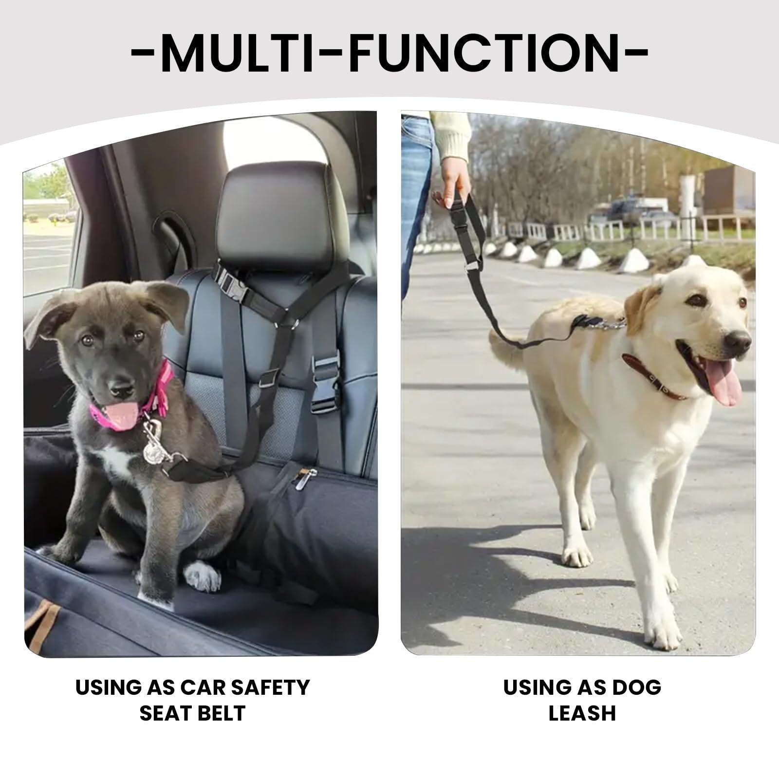 Solid Color Two-in-one Pet Car - Swing Seat Belt recension och pris