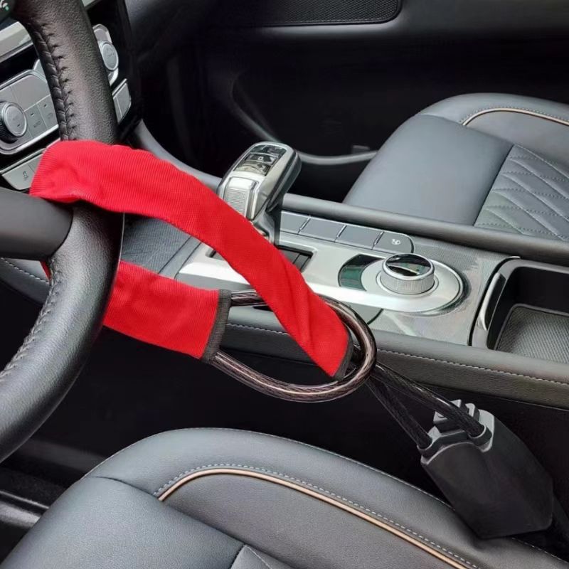 Car Steering Wheel Steel Lock  - Swing Seat Belt recension och pris