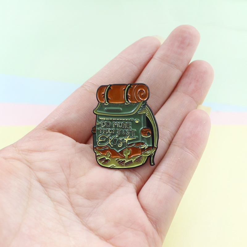 Fashion Backpack Enamel Pins D - Kids Outdoor Backpack recension och pris