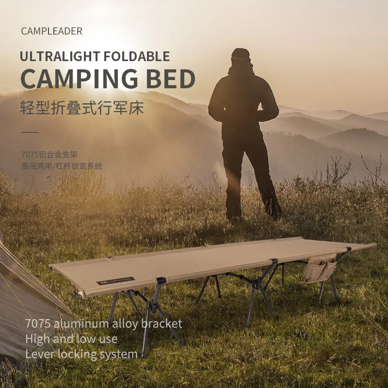 Camping Cot Folding Camping Be - Kids Outdoor Lounge Furniture recension och pris