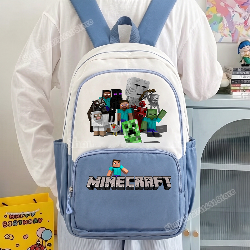 2pcs Miner Crafts Schoolbag wi - Kids Outdoor Backpack recension och pris