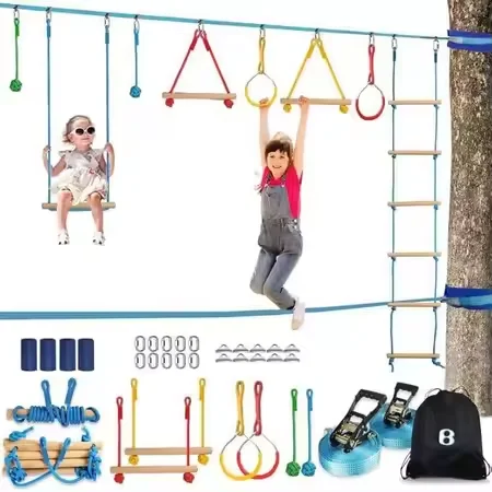 Warrior Obstacle Course Kit fo - Kids Outdoor Monkey Bars recension och pris