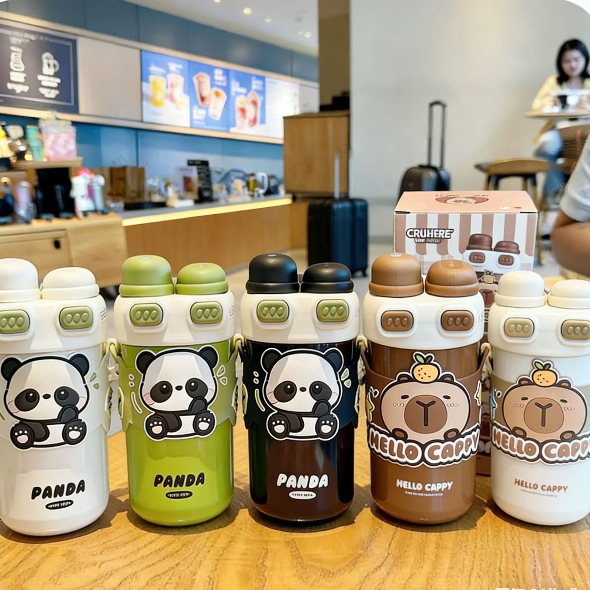 Capybara Double Drink Stainles - Outdoor Kid Friendly recension och pris